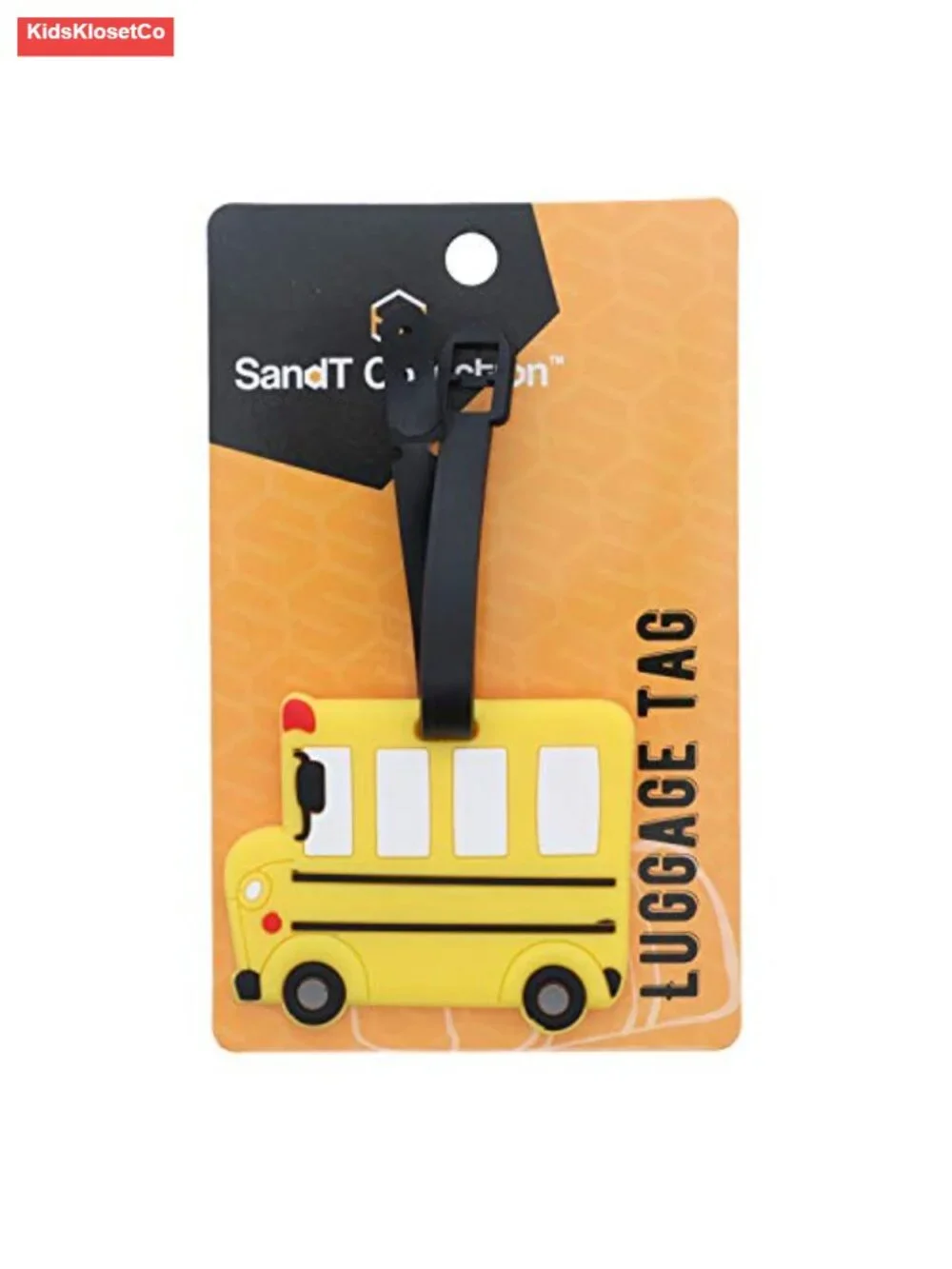 Kids Luggage Tag ID Holder Travel Backpack Identifier with Strap